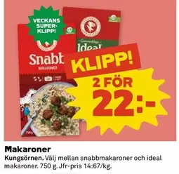 kungsörnen - Makaroner