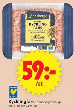 Lönneberga - Kycklingfärs