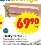 Fläskytterfilé