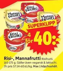 Risifrutti - Risi-, Mannafrutti