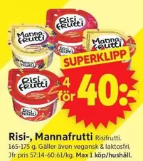 Risifrutti - Risi-, Mannafrutti