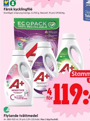 Kronfågel - Flytande tvättmedel