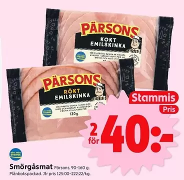 Pärsons - Smörgåsmat