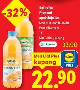 Pressad apelsinjuice