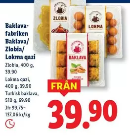 Baklava/ Zlobia/ Lokma qazi