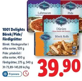 Börek/Pide/Färdigrätter