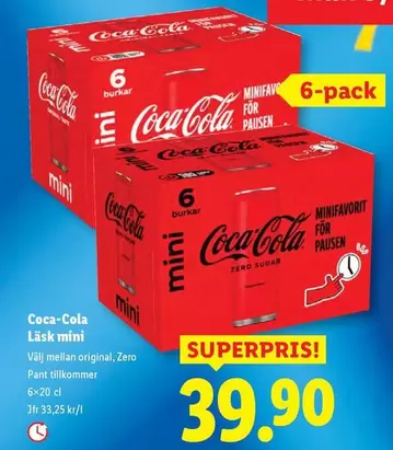 coca-cola - Läsk mini