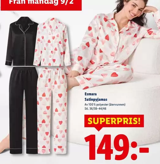 Satinpyjamas