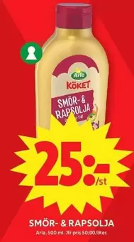 Arla - SMÖR- & RAPSOLJA