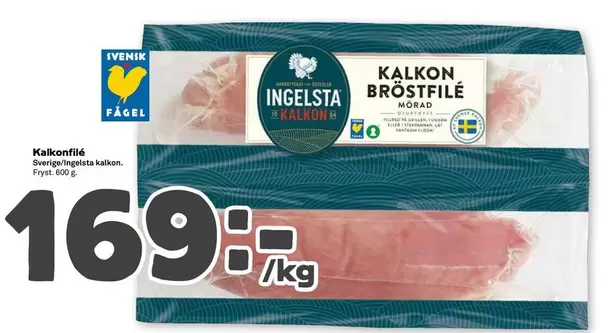 Ingelsta kalkon - KALKON BRÖSTFILÉ