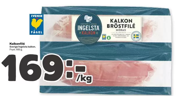 Ingelsta kalkon - KALKON BRÖSTFILE