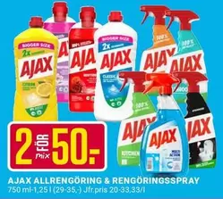 Ajax - ALLRENGÖRING & RENGÖRINGSSPRAY