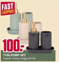 TVÅLPUMP SET