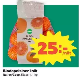 Coop - Blodapelsiner i nät