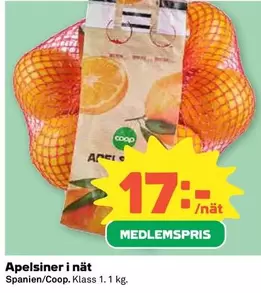 Coop - Apelsiner i nät