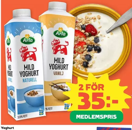 Arla - MILD YOGHURT