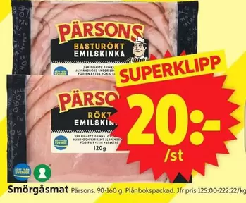 Pärsons - Smörgåsmat