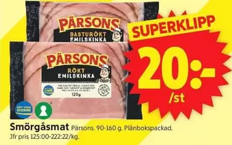 Pärsons - Smörgåsmat