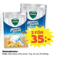 Vicks - Halstabletter
