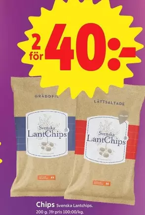 Svenska LantChips - Chips