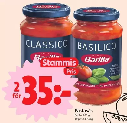 Barilla - Pastasås