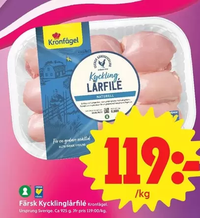 Kronfågel - Kyckling, LÄRFILE