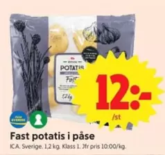 Fast potatis i påse