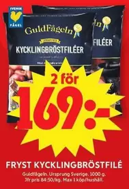 Guldfågeln - KYCKLINGBRÖSTFILÉER