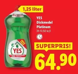 Yes - Diskmedel Platinum