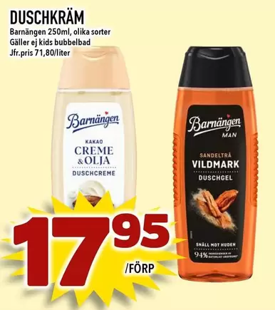 Barnängen - DUSCHKRÄM