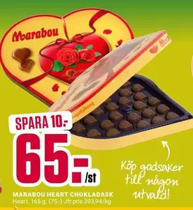 marabou - HEART CHOKLADASK