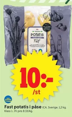 Fast potatis i påse