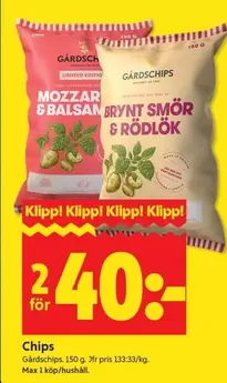 Gårdschips - Chips