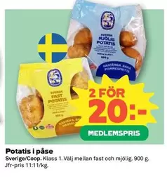 Coop - Potatis i påse
