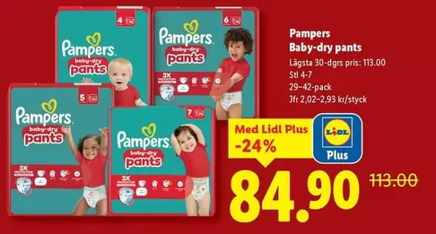 Pampers - Baby-dry pants