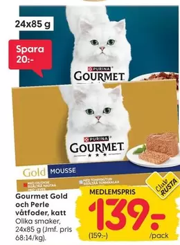 Gourmet - Gold och Perle våtfoder, katt