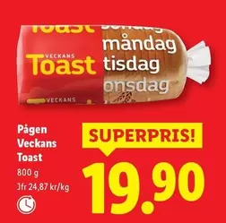 Pågen - Veckans Toast