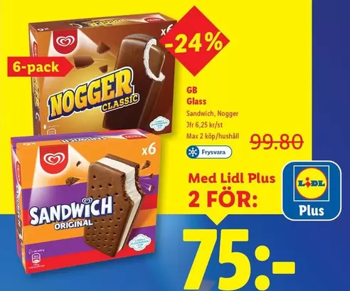 Sandwich, Nogger