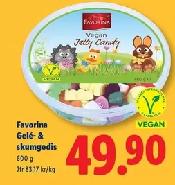 Favorina - Gelé- & skumgodis
