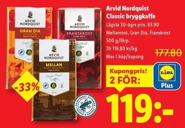 Arvid Nordquist - Classic bryggkaffe