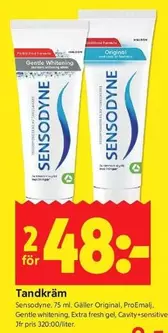 sensodyne - Tandkräm