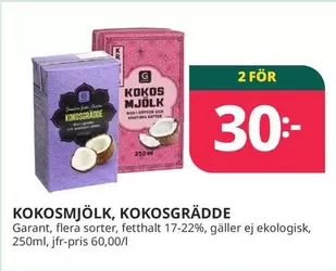 Garant - KOKOSMJÖLK, KOKOSGRÄDDE
