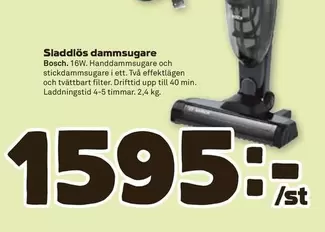 Bosch - Sladdlös dammsugare