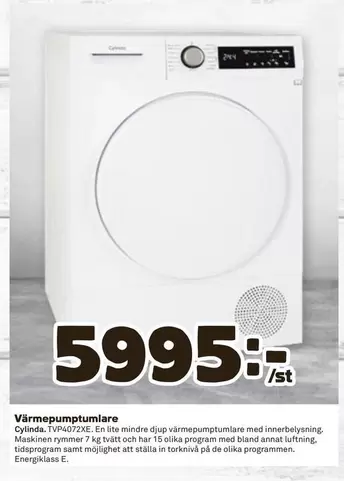 Cylinda - Värmepumptumlare