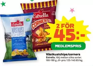 Estrella - Västkustchips/corners