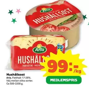 Arla - Hushållsost