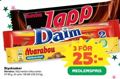 marabou - Stycksaker