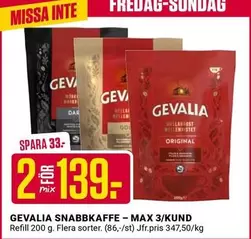 gevalia - SNABBKAFFE