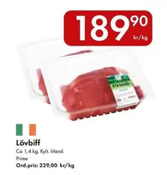 Prime - Lövbiff