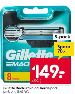Gillette - Mach3 rakblad